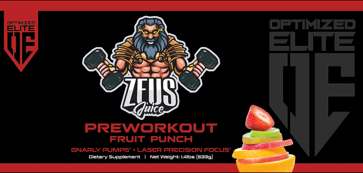 Zeus Juice PreWorkout- Fruit Punch